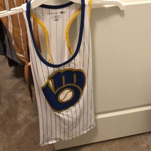 Milwaukee Brewers tank top size small!